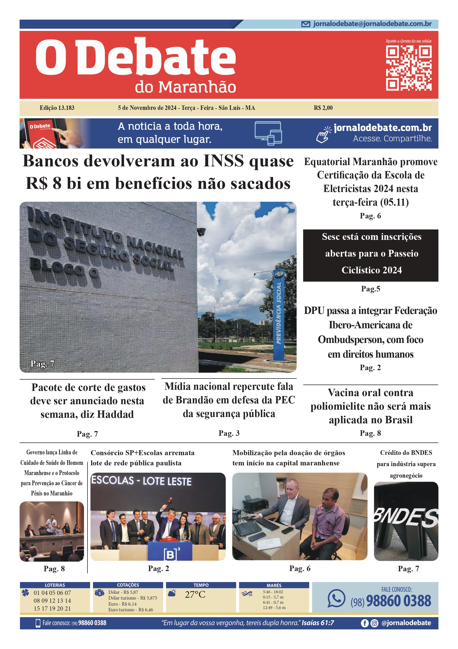 Jornal O Debate do dia 05/11/2024 – Jornal O Debate MA