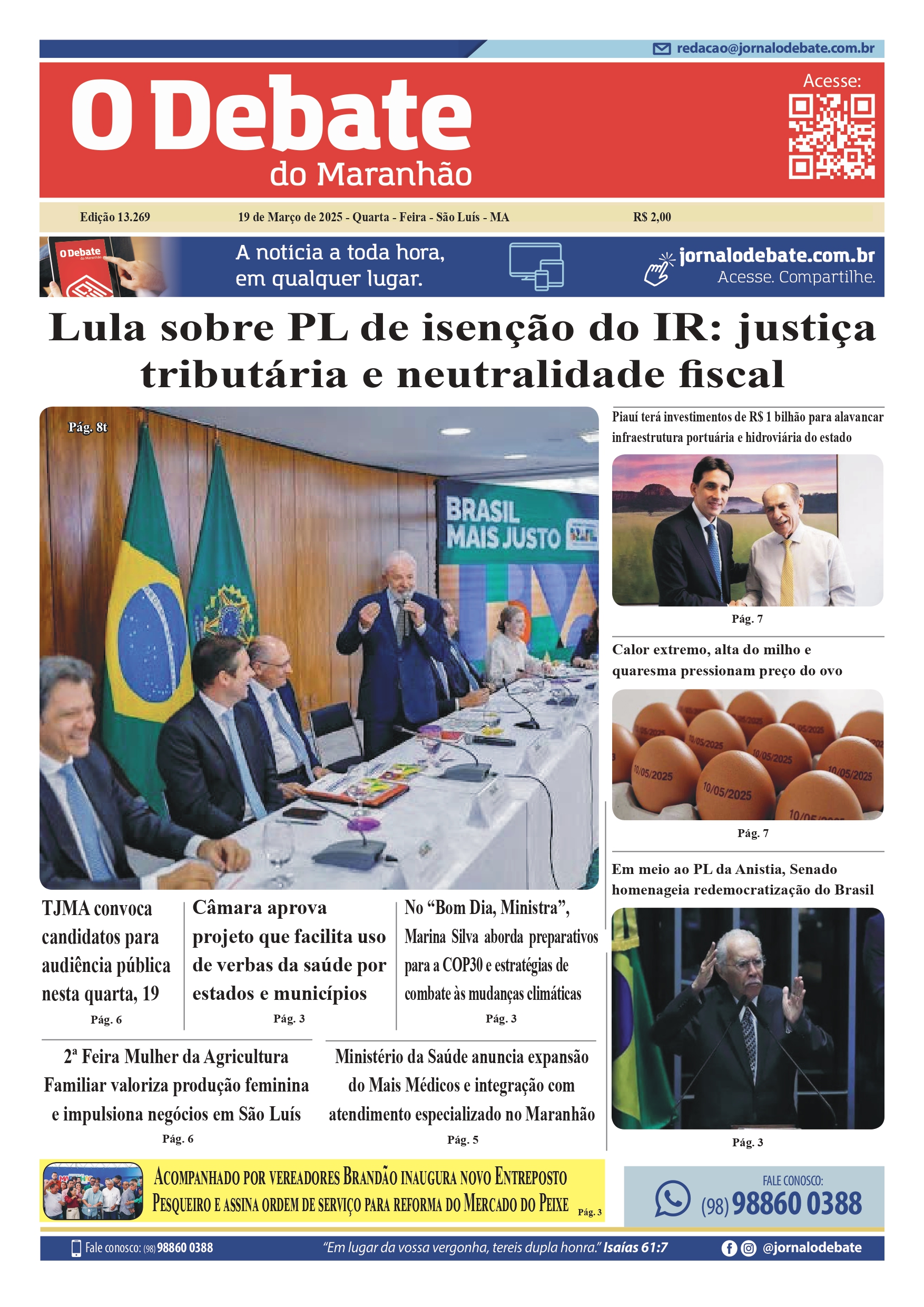 Jornal O Debate do dia 19/03/2025 – Jornal O Debate MA